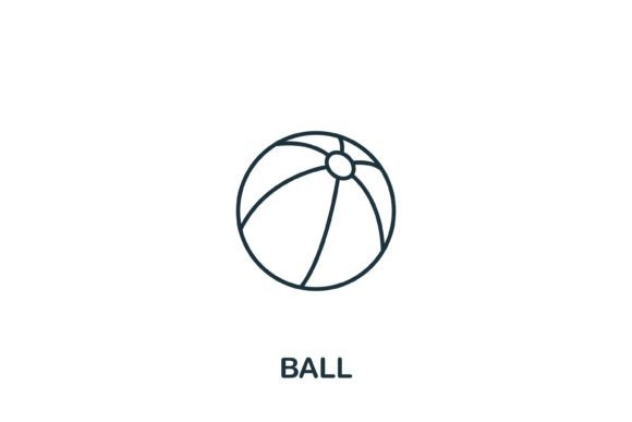 Ball Icon: A Versatile Graphic Design Asset for Icons and Digital Products