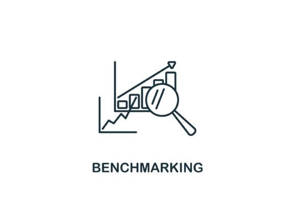 Benchmarking Icon for Small Business Branding