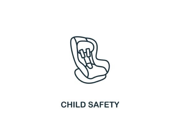 Child Safety Icon: A Versatile Graphic for Branding and Marketing