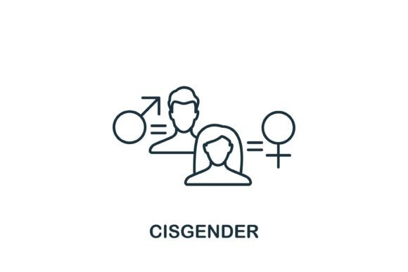 Cisgender Icon – A Versatile Graphic for Handmade Creations