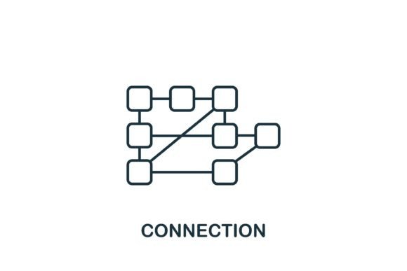 Connection Icon: A Versatile Graphic for Modern Design Projects