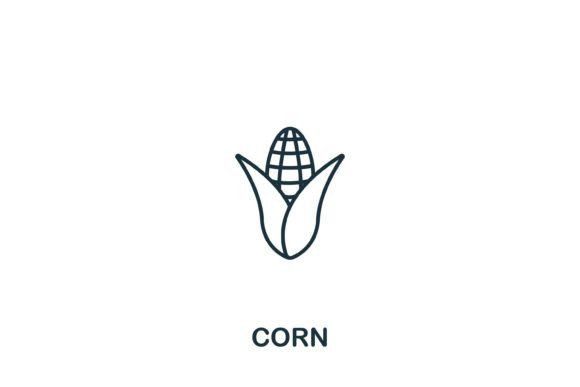 Corn Icon – A Versatile Graphic for Creative Projects