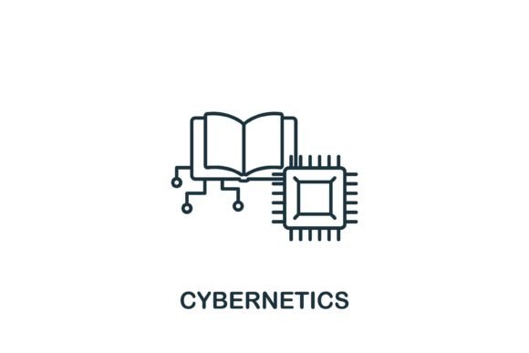 Cybernetics Icon for Modern Graphics and Icons