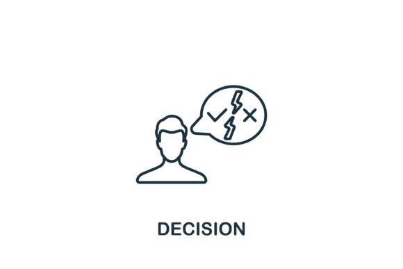 Decision Icon: A Versatile Graphic Asset for Design Projects