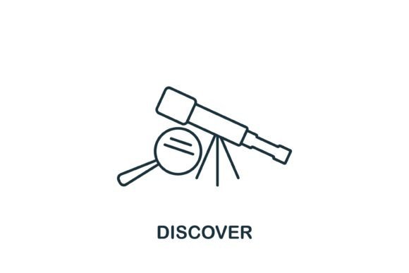 Discover Icon – A Versatile Graphic for Handmade Creations