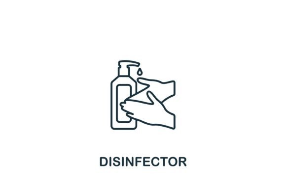 Disinfector Icon: A Versatile Graphic for Modern Branding