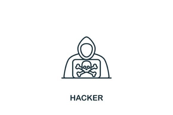 Hacker Icon – A Versatile Graphic for Modern Branding