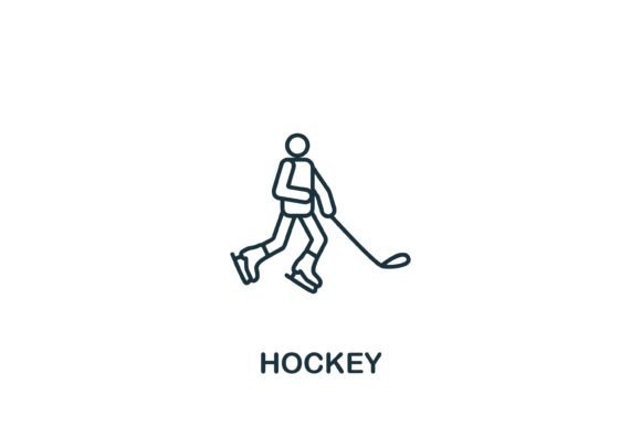 Hockey Icon – A Versatile Graphic Design Asset for Icons and Graphics