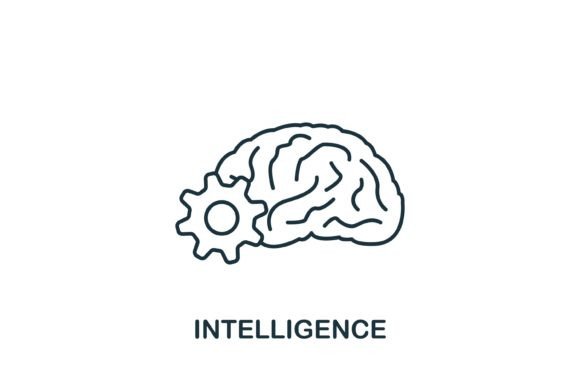 Intelligence Icon: A Versatile Graphic for Branding and Marketing