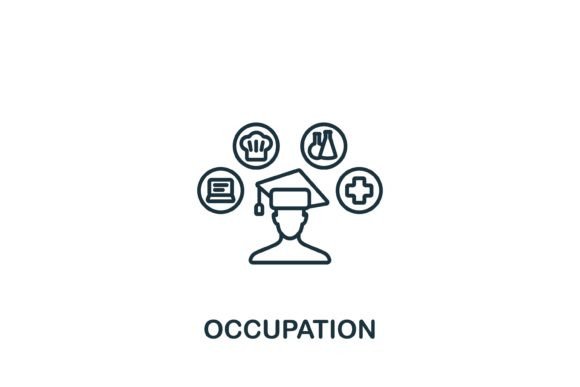 Occupation Icon: A Versatile Graphic Asset for Web and Editorial Design