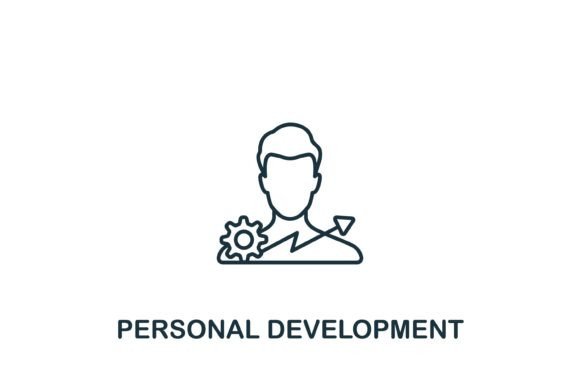 Personal Development Icon: A Modern Graphic for Content Publishing
