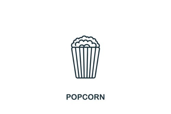 Popcorn Icon: A Versatile Graphic for Branding and Marketing