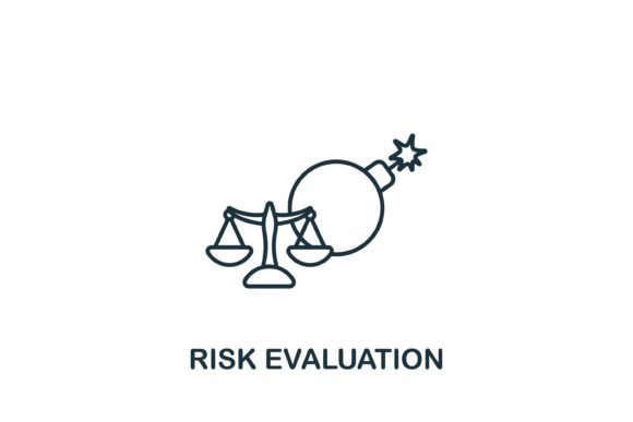 Risk Evaluation Icon for Local Business Branding