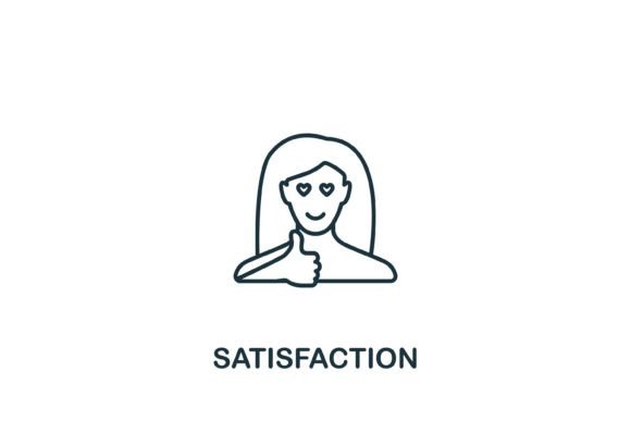 Satisfaction Icon: A Versatile Graphic for Branding and Marketing