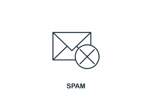 Spam Icon: A Modern Graphic for Web and Editorial Design