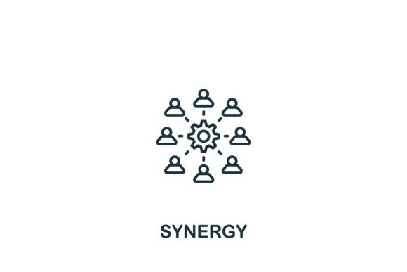 Synergy Icon – A Modern Graphic for Blog and Website Design