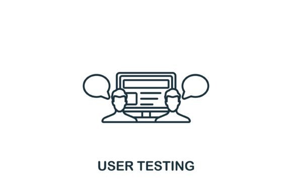 User Testing Icon for Small Business Branding